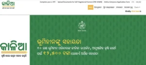 CM Kisan Yojana Odisha Status Check Online 2024