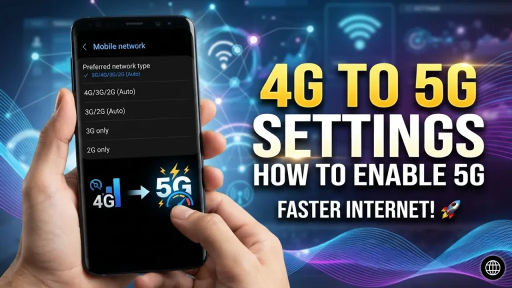 How to Convert 4G to 5G on an Android Phone: Easy Guide to Enable 5G Settings