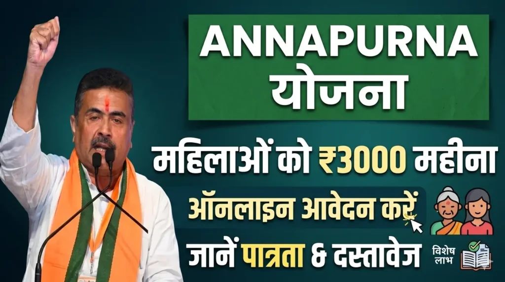 Annapurna Yojana Application Apply Online 2026: महिलाएं ₹3000 हर महीने पाने के लिए ऐसे करें ऑनलाइन आवेदन