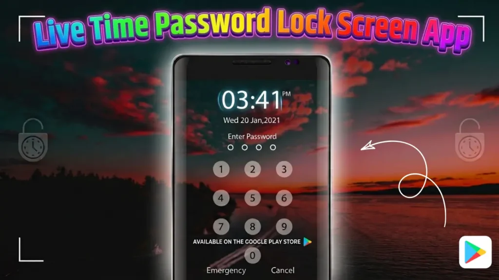 Live Time Password Lock Screen App: Your Phone Password Changes Every Minute